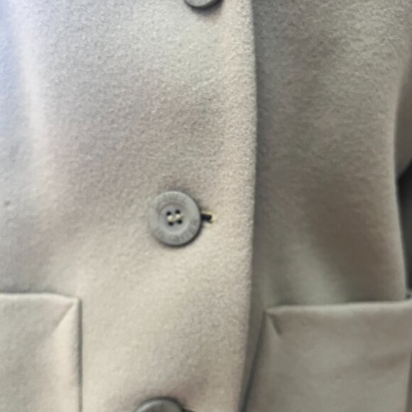 Vintage Pale Moss Green Wool/Cashmere Daniel Hechter Petites Blazer, Size Small - Picture 3 of 8